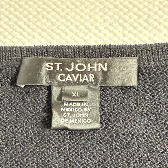 EUC St. John Classic Knit Black Tank Top - Picture 2 of 9